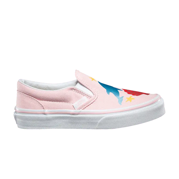 

Кроссовки Vans Classic Slip-On Kids 'Mermaid', розовый