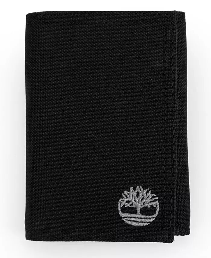 

Мужской нейлоновый кожаный кошелек тройного сложения Timberland