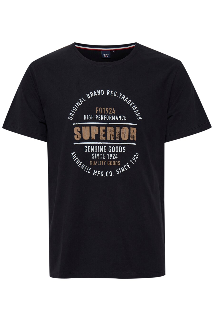 

Классическая футболка FQ1924 Shirt RIKO, черный