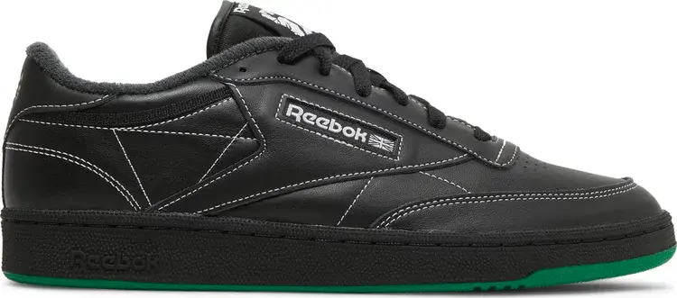 

Кроссовки club c 85 'human rights now! - black' Reebok, черный, Черный;серый, Кроссовки club c 85 'human rights now! - black' Reebok, черный