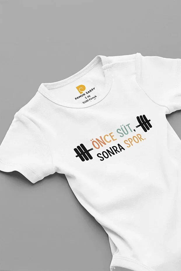 Детское боди для новорожденных с принтом Basics Liljoy, Fit Bebek