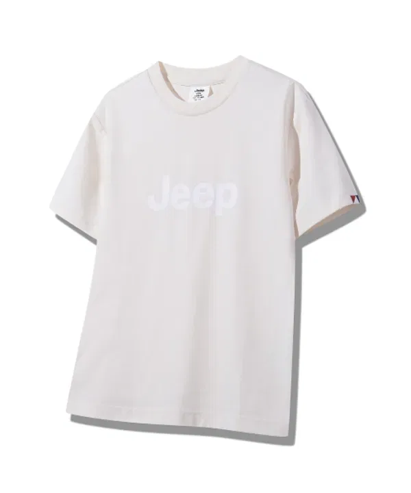 Футболка с принтом Big JEEP logo, Jeepkids, белый — фото 2
