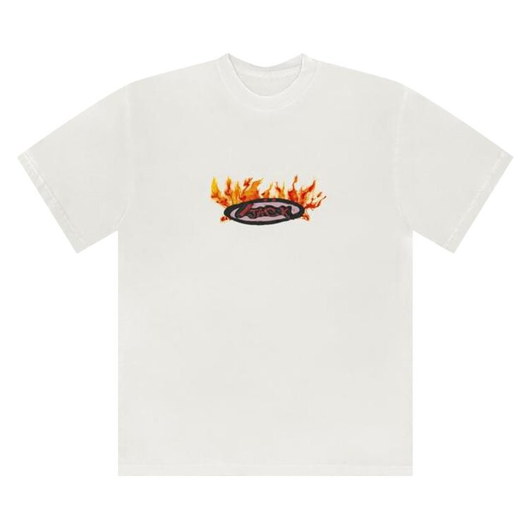 

Футболка Cactus Jack by Travis Scott Flame Tee 'White', белый