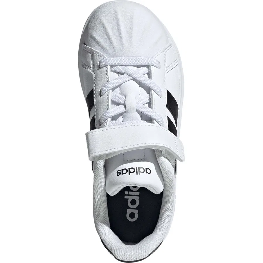 Кеды детские с принтом Streettalk adidas, Белый — фото 3