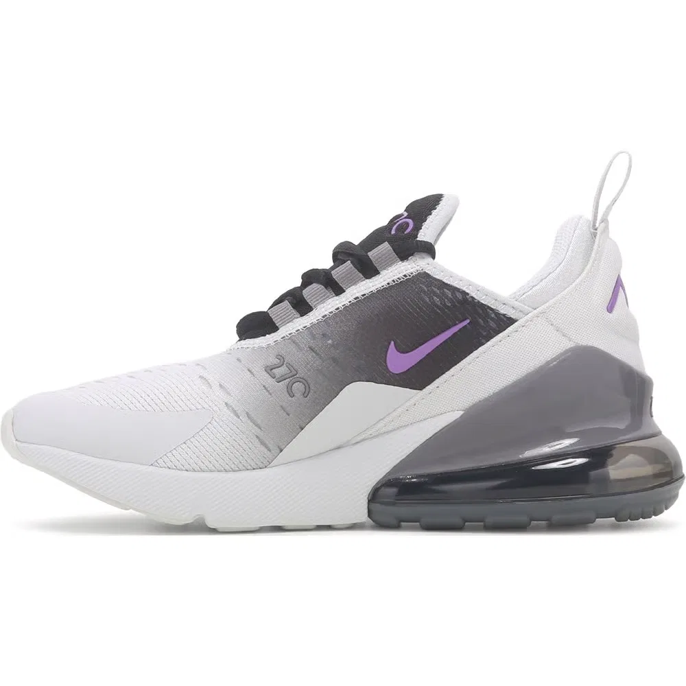 Детские кроссовки Air Max 270 Nike, Grey/Black/Purple — фото 3