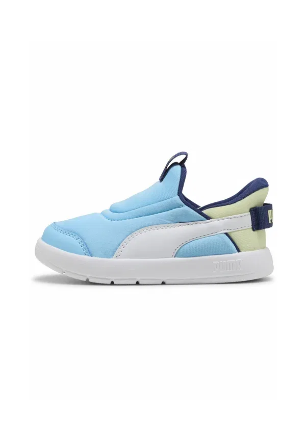 Кроссовки беговые Courtflex v3 sliptech, Puma, Vibrant Blue, White, Apple Spritz, белый