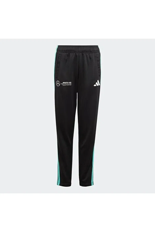 Детские спортивные брюки для девочек с завязками Adidas, Black — фото 2