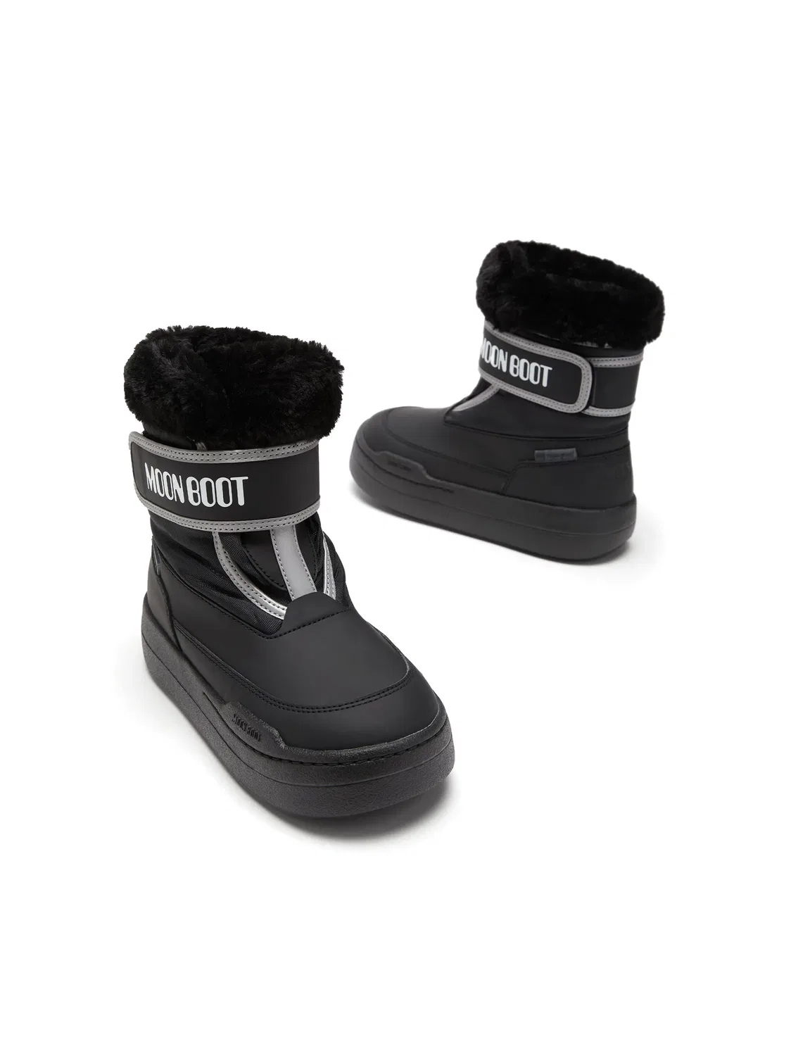 Сноубутсы Park на платформе Moon Boot, черный — фото 4