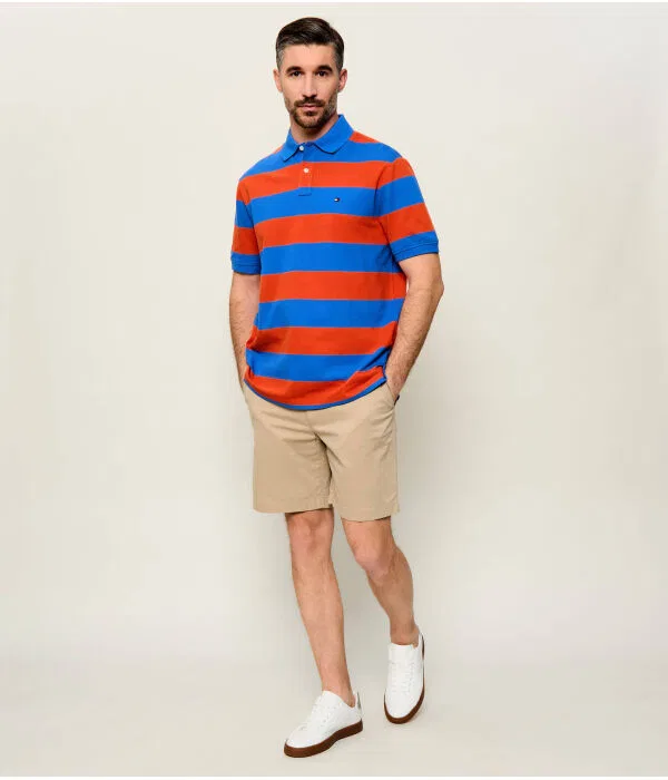 Мужская поло классического кроя Tommy Hilfiger, мультиколор — фото 2
