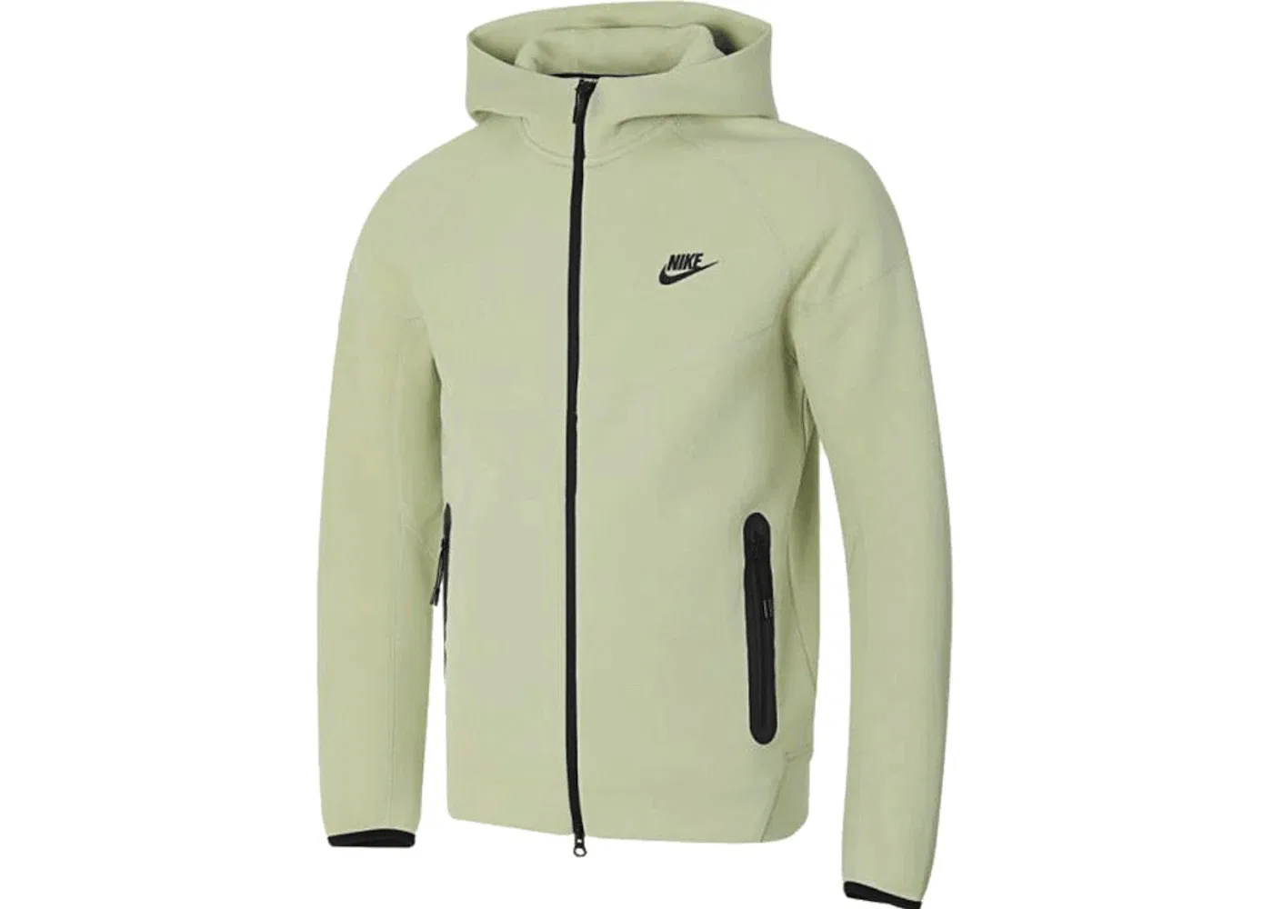 Мужская куртка-ветровка с капюшоном Nike Tech Fleece Full-Zip Windrunner, Yellow/Green