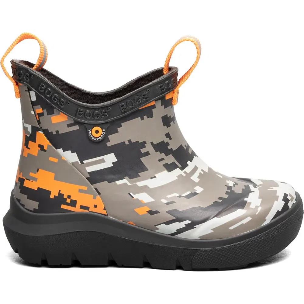 Детские водонепроницаемые ботинки Skyline Rain Chelsea Bogs, Tan Multi — фото 2
