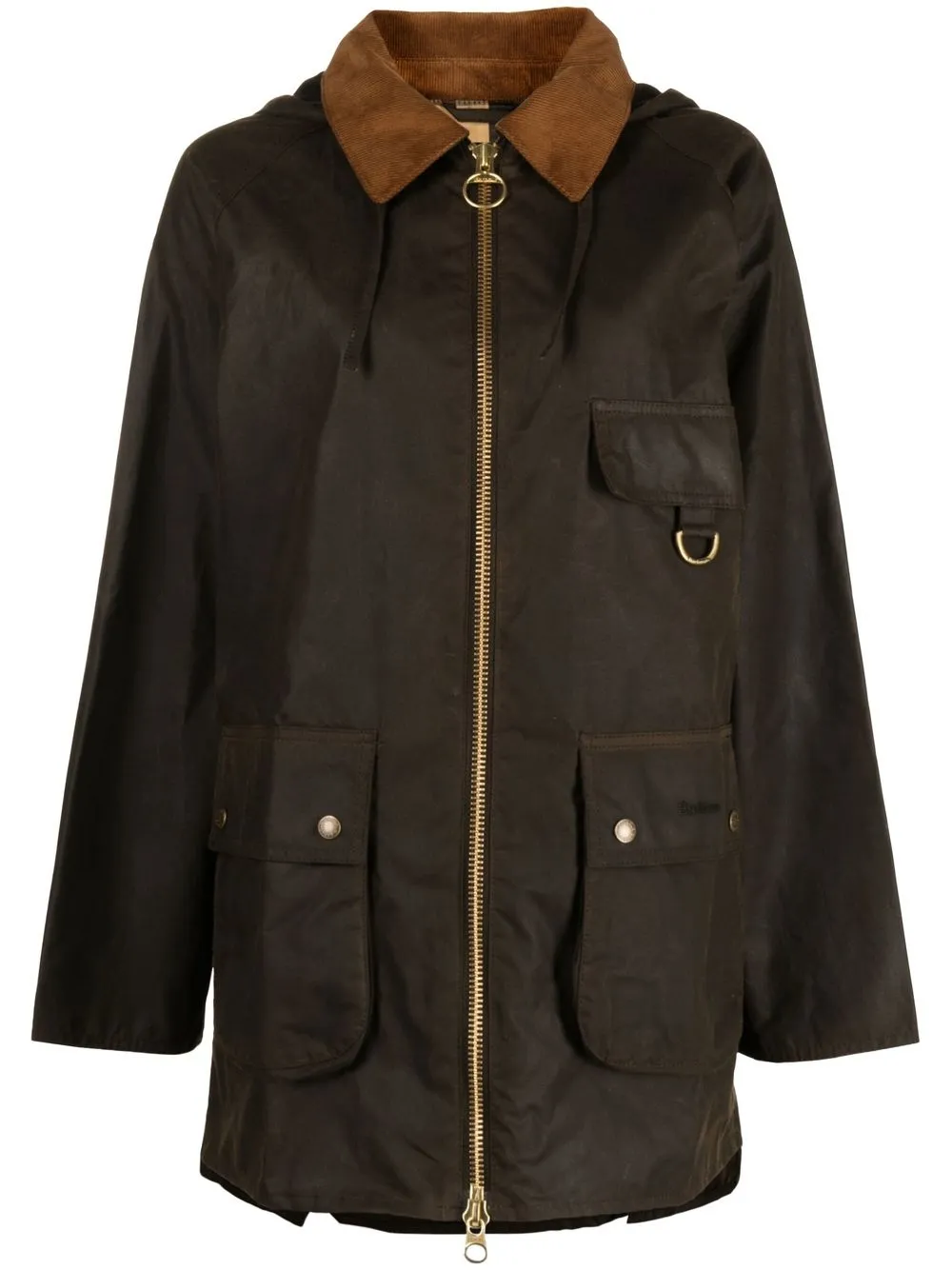 

Вощеное пальто Barbour, коричневый