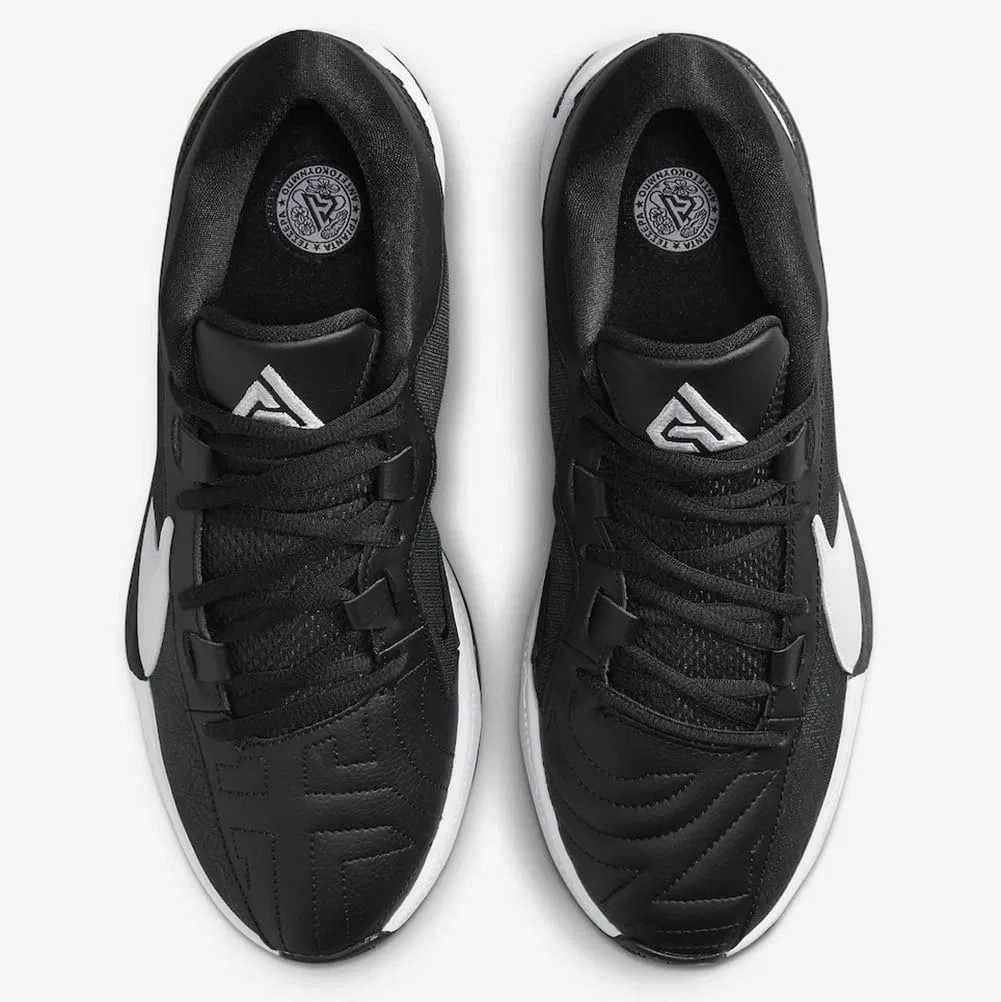 Баскетбольные кроссовки Nike Giannis Freak 5 (Team) (DZ2946-001, Black/Black/White) — фото 2