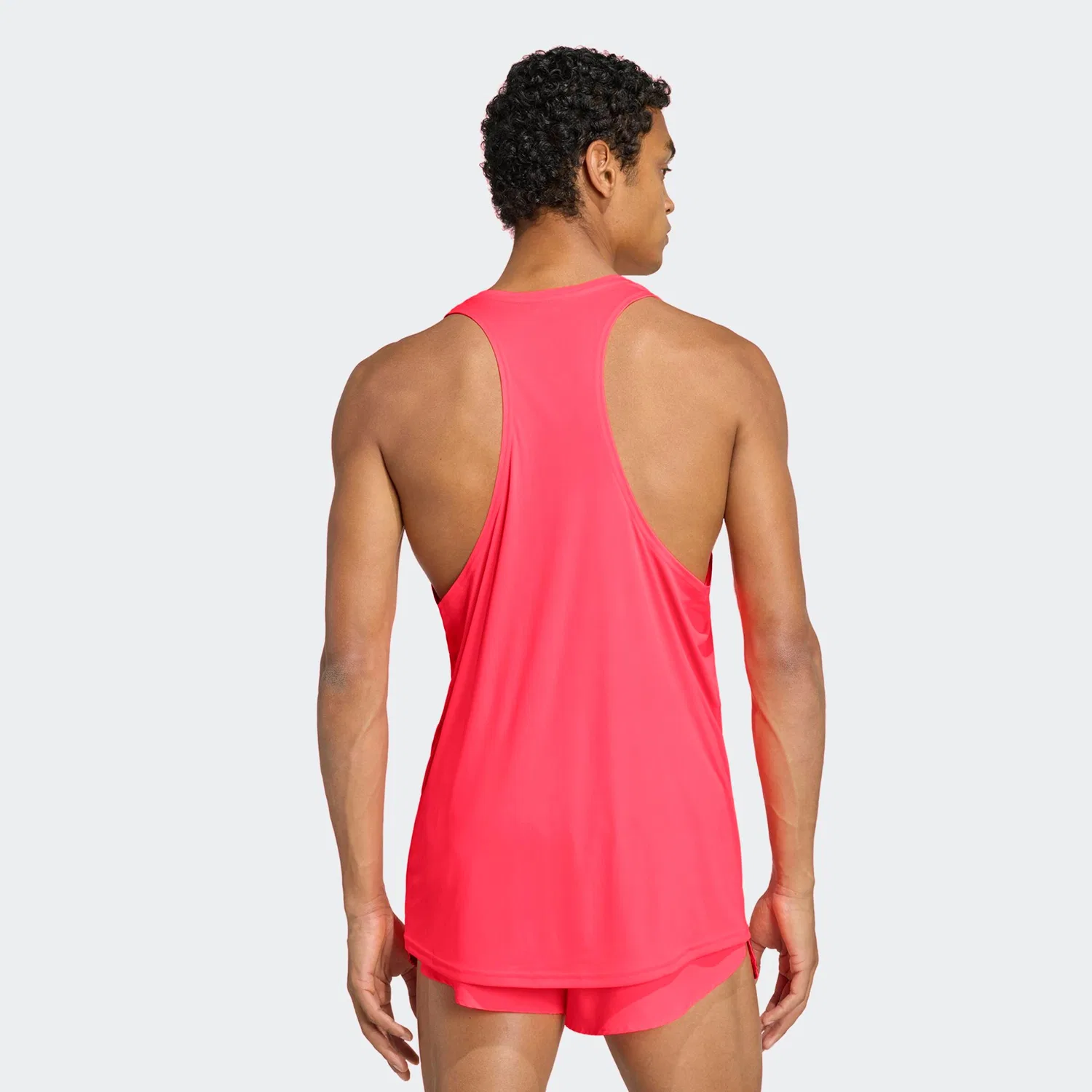 Спортивная футболка Adidas Performance Shirt Adizero розового цвета — фото 4