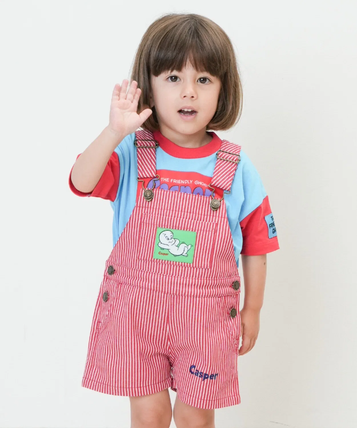 Детский комбинезон-сарафан с принтом Casper Universal × chimajiro0730 Toys"R"Us/Babies"R"Us, Pink