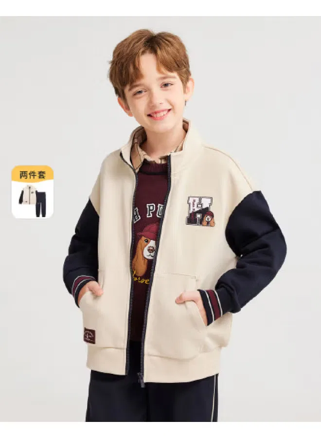 Комплект одежды новогодний в стиле преппи вязаный куртка и штаны Hush Puppies
