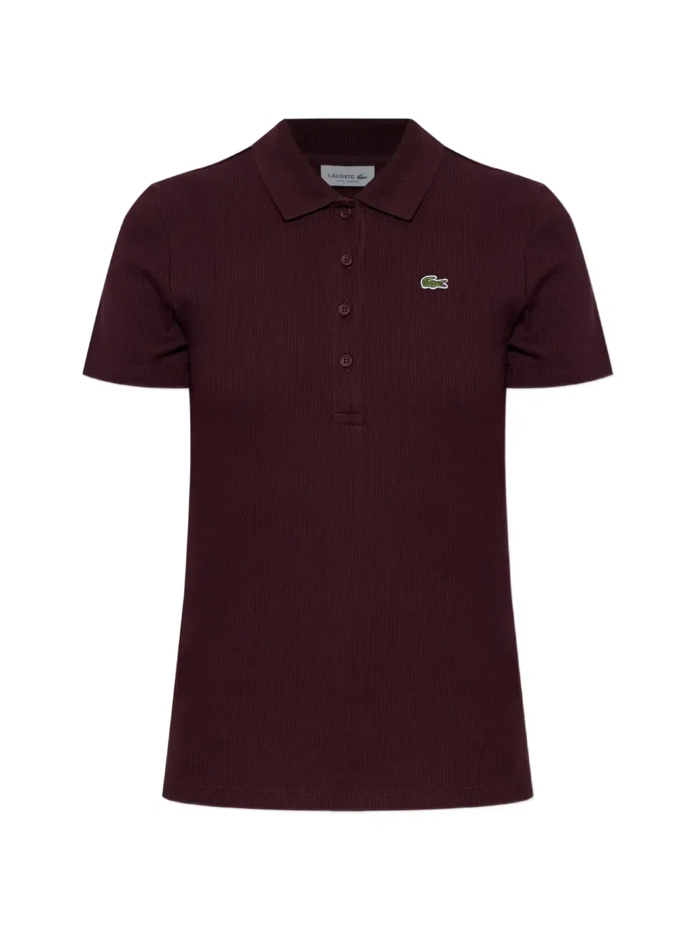 Поло Lacoste с логотипом, коричневый