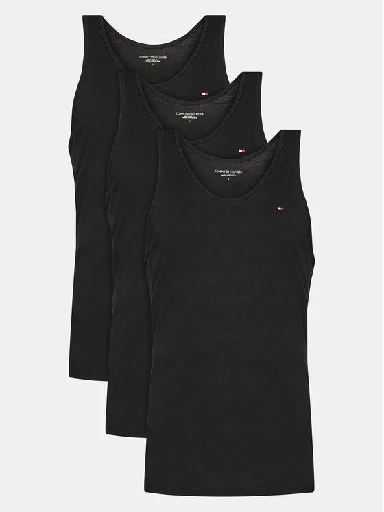 Комплект топов без рукавов regular fit Tommy Hilfiger, черный