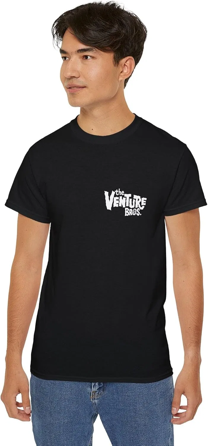Мужская футболка с принтом Venture Bros. Double Sided, Black — фото 2