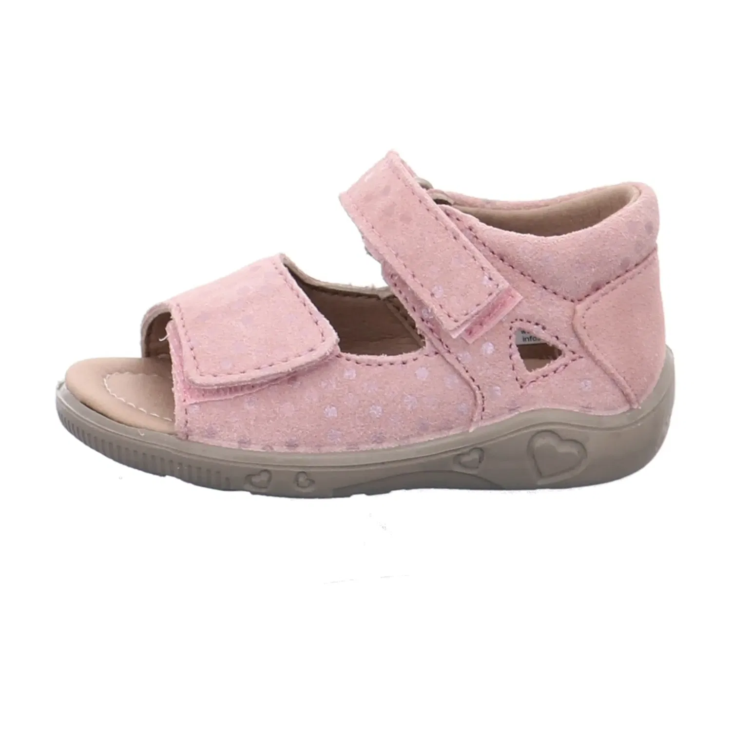 Пинетки детские с застежкой Ricosta, розовый