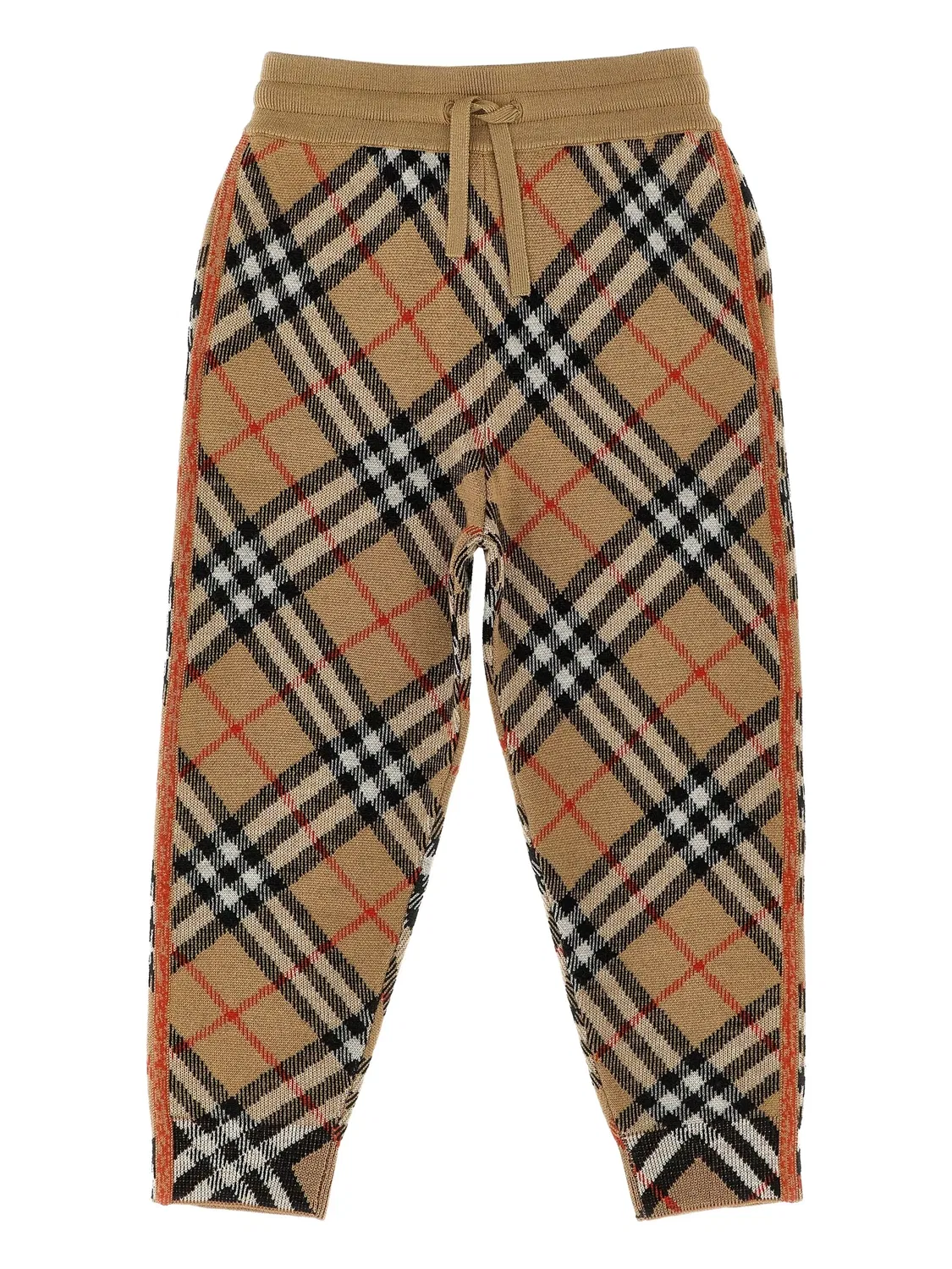 Джоггеры из шерсти, коричневые Burberry, коричневый