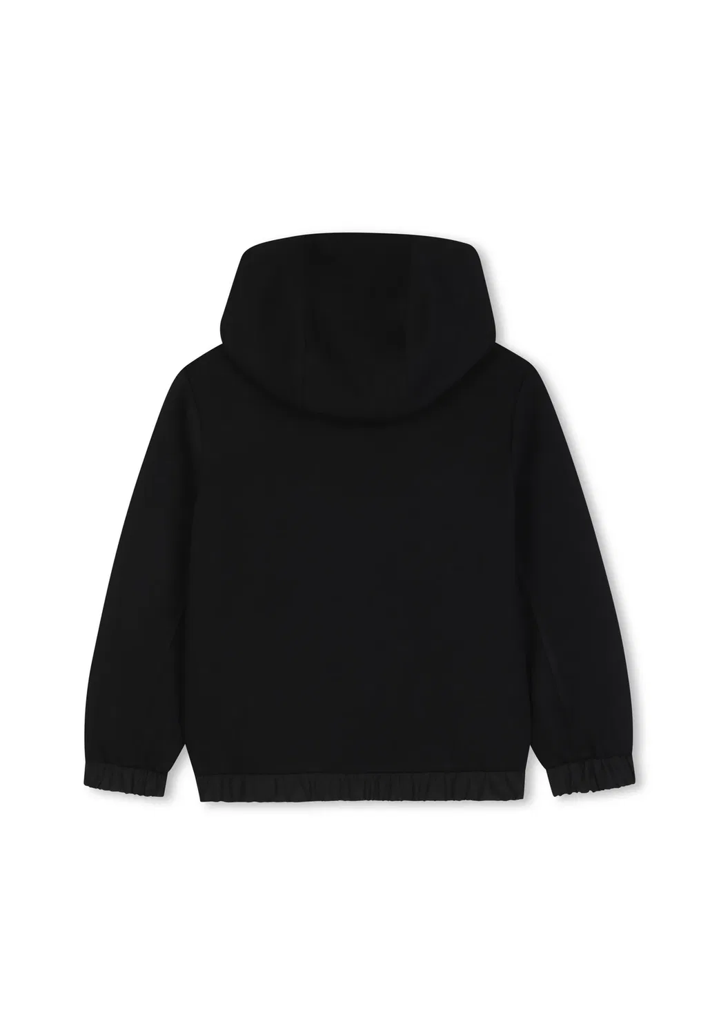 Кардиган с капюшоном унисекс - толстовка на молнии Karl Lagerfeld Kids, Black — фото 2