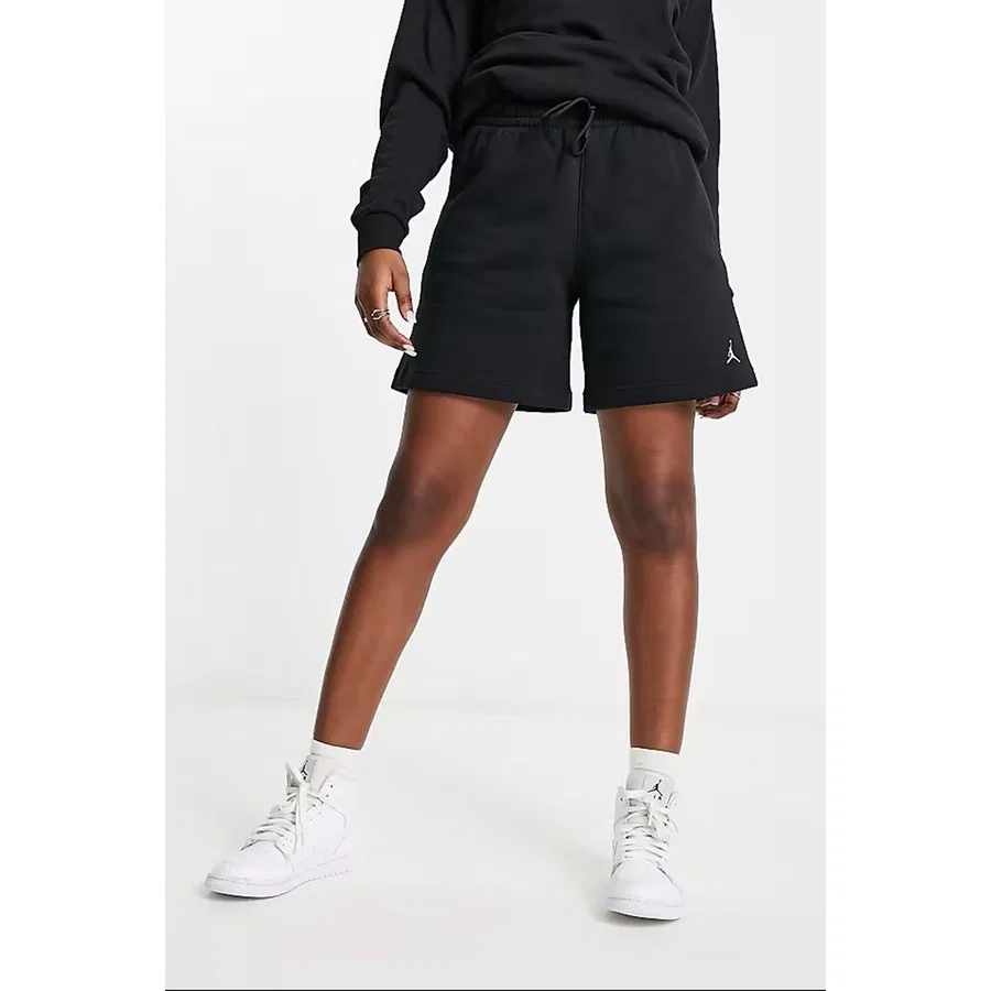Шорты из футера Jordan Brooklyn Fleece Nike, Черный