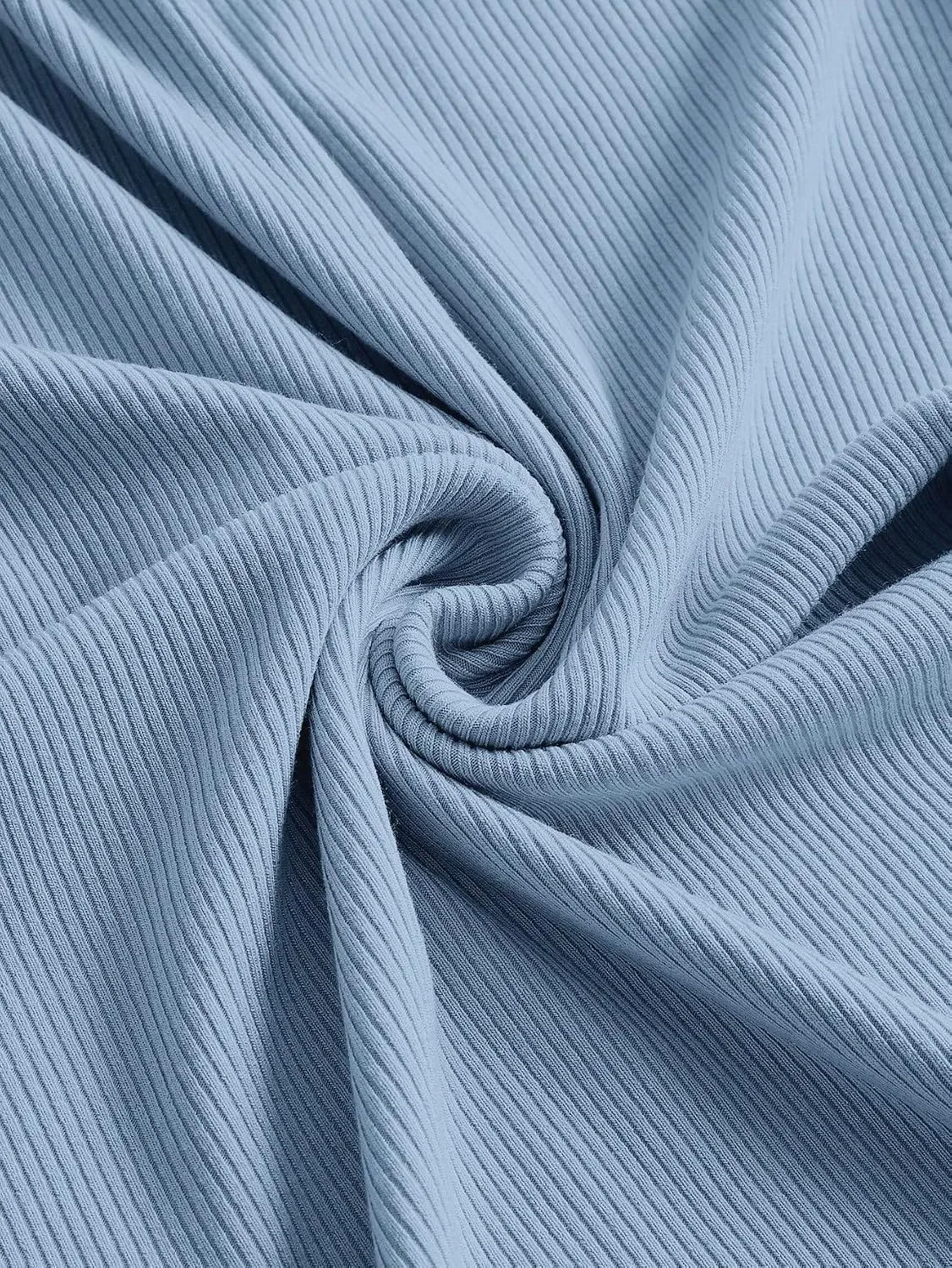 Женское повседневное миди-платье на бретелях VGXLXVVGL, Baby Blue — фото 2