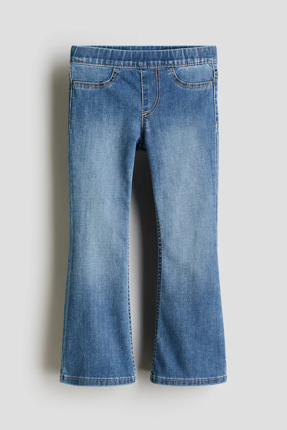 Джинсы-Клеш из суперэластичной ткани H&M, Denimblau — фото 4