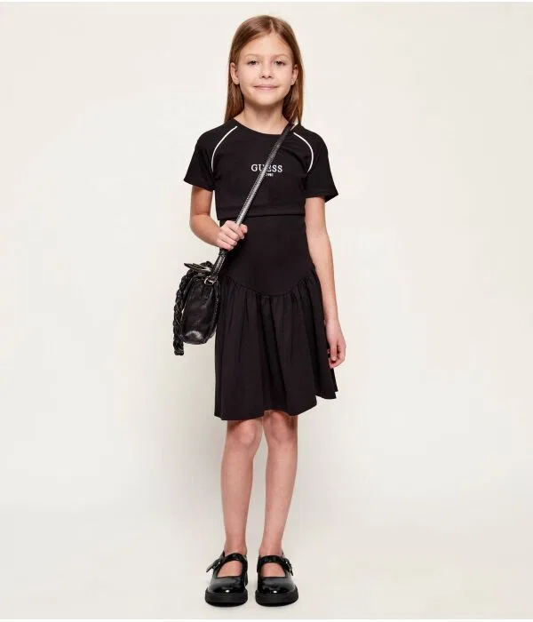 Детские балетки для девочек из искусственной кожи Ballerine Calvin Klein Jeans, черный — фото 2