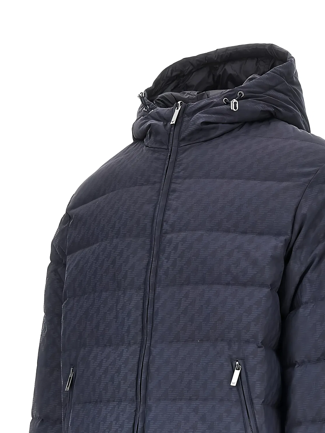 Emporio Armani Стеганая куртка с капюшоном, синий — фото 2