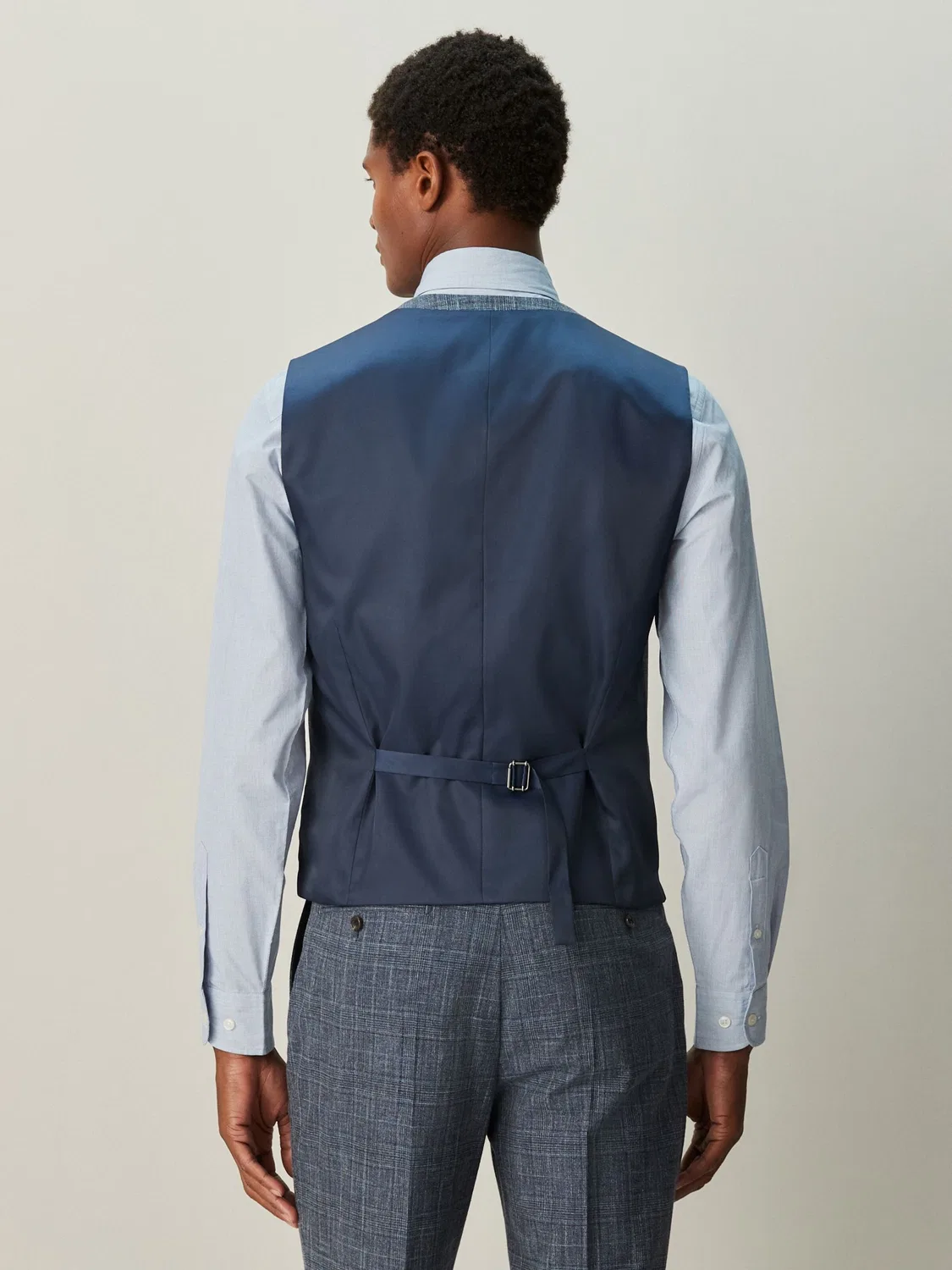 Жилет Next Suit Vest темно-синего цвета — фото 2