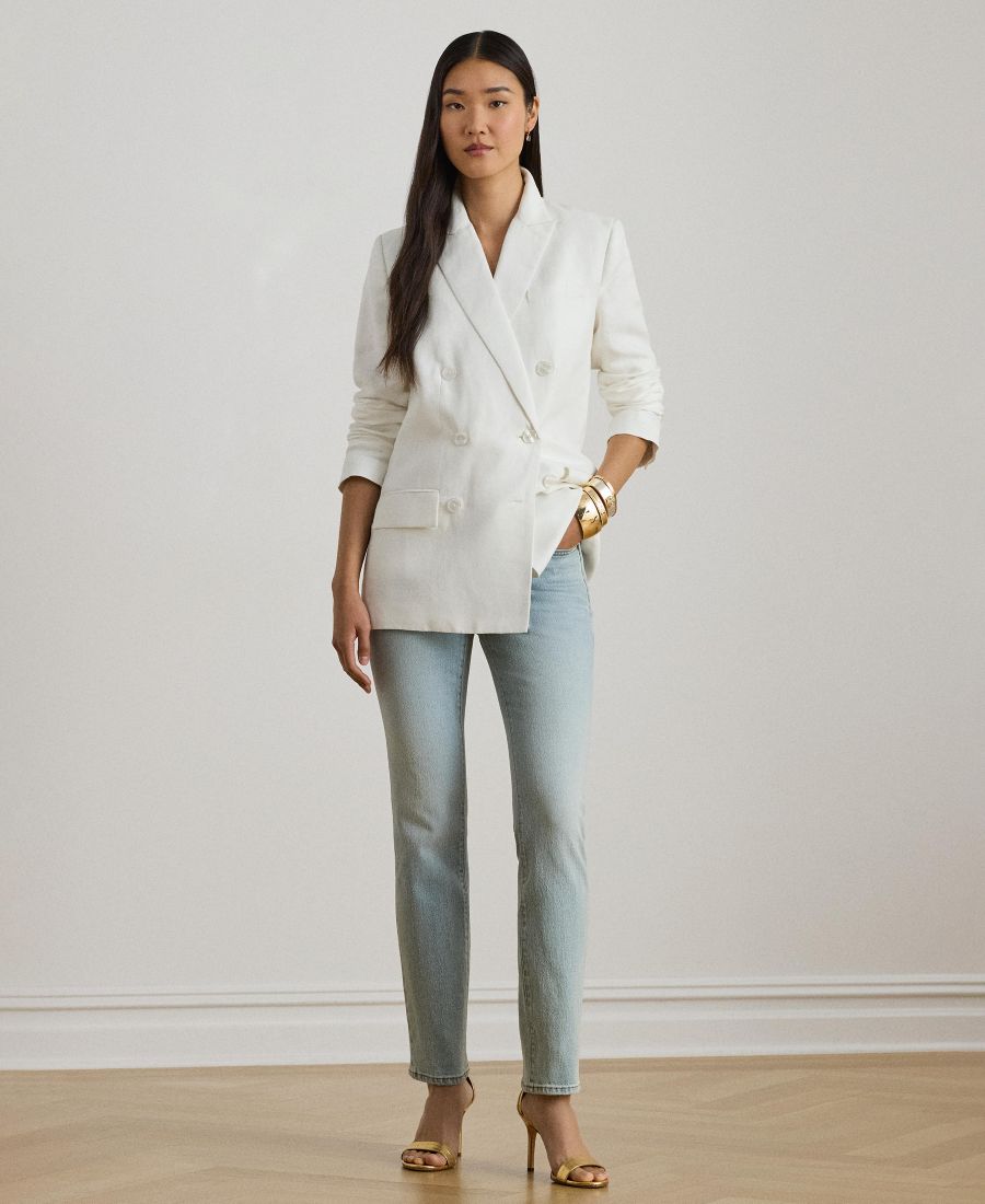 

Женские прямые джинсы средней посадки до щиколотки Lauren Ralph Lauren, Casseah Wash