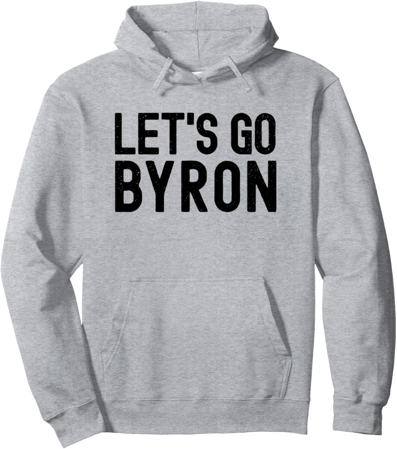 

Персонализированная толстовка Let's Go Byron для мужчин и мальчиков на день рождения Lets Go Byron Name Apparel, серый