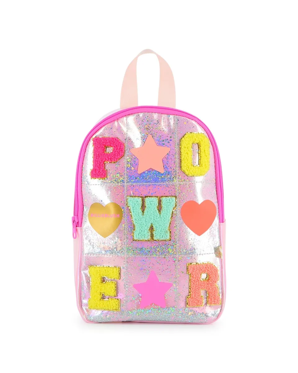 

Белый девичий рюкзак из полиэстера Billieblush