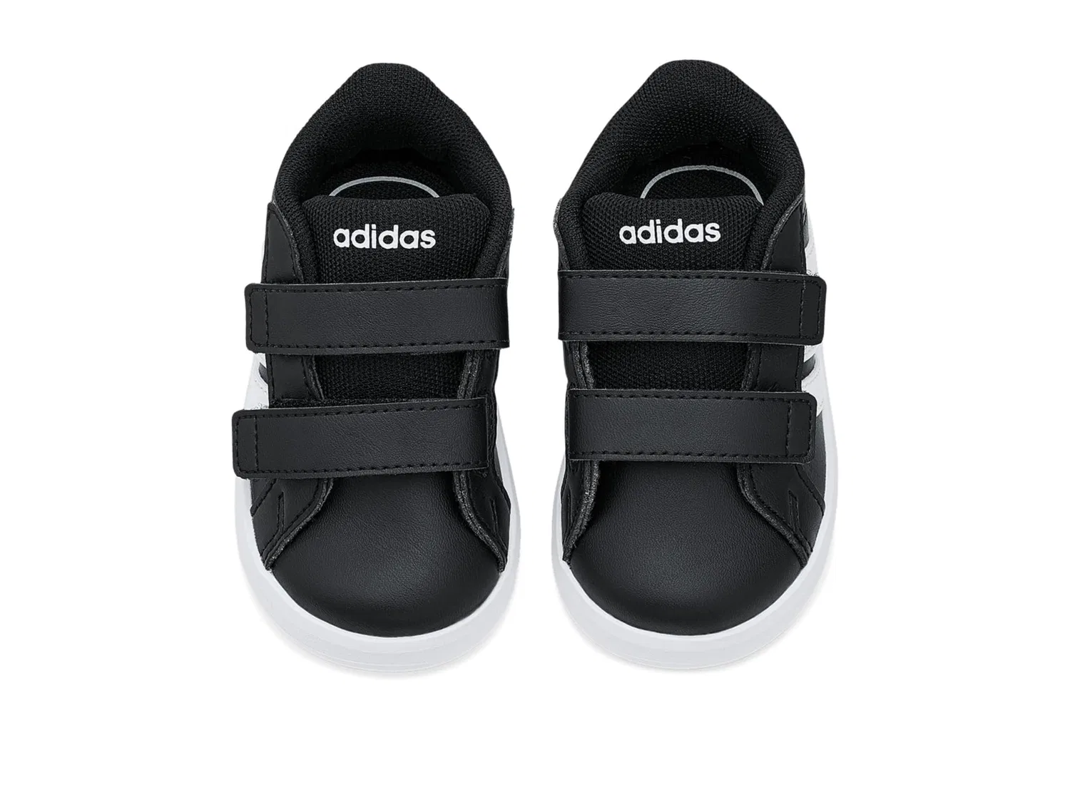 Детские кроссовки Grand Court 3.0 Adidas Kids, Black/White/White 1 — фото 3