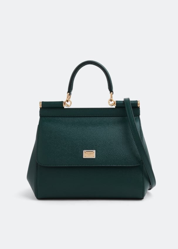 

Сумка-тоут DOLCE&GABBANA Sicily top handle bag, зеленый