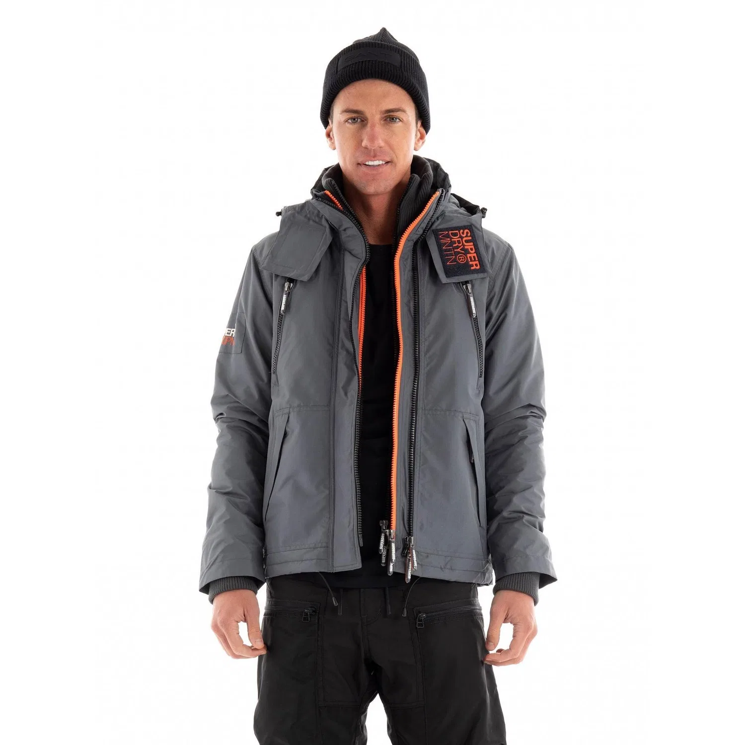 Женская непромокаемая куртка Mountain Superdry, Grau — фото 3