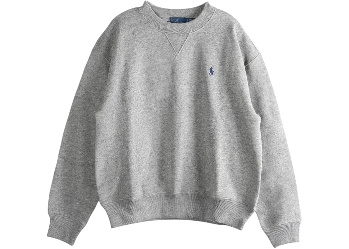 Женский свитшот с длинным рукавом из флиса Polo Ralph Lauren, Dark Vintage Heather