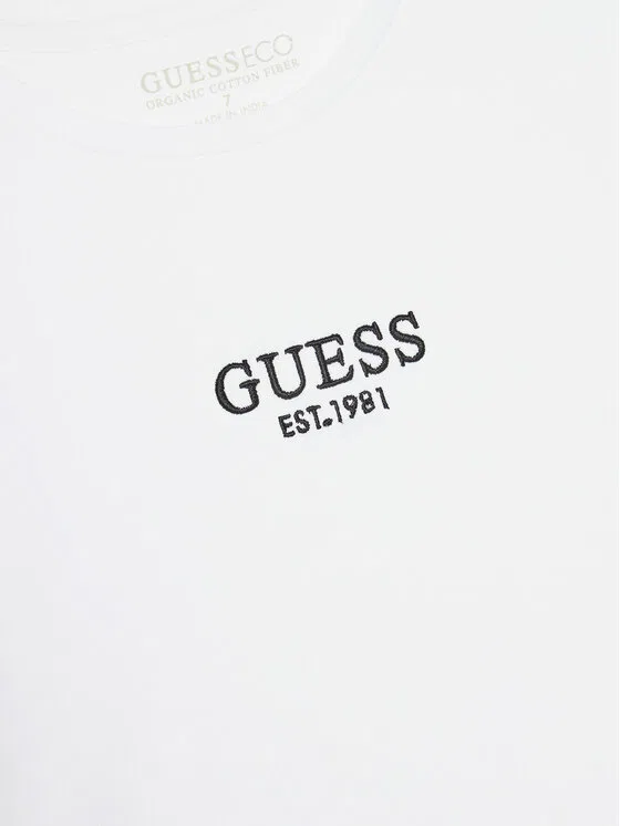 Футболка boxy fit Guess, белый — фото 3