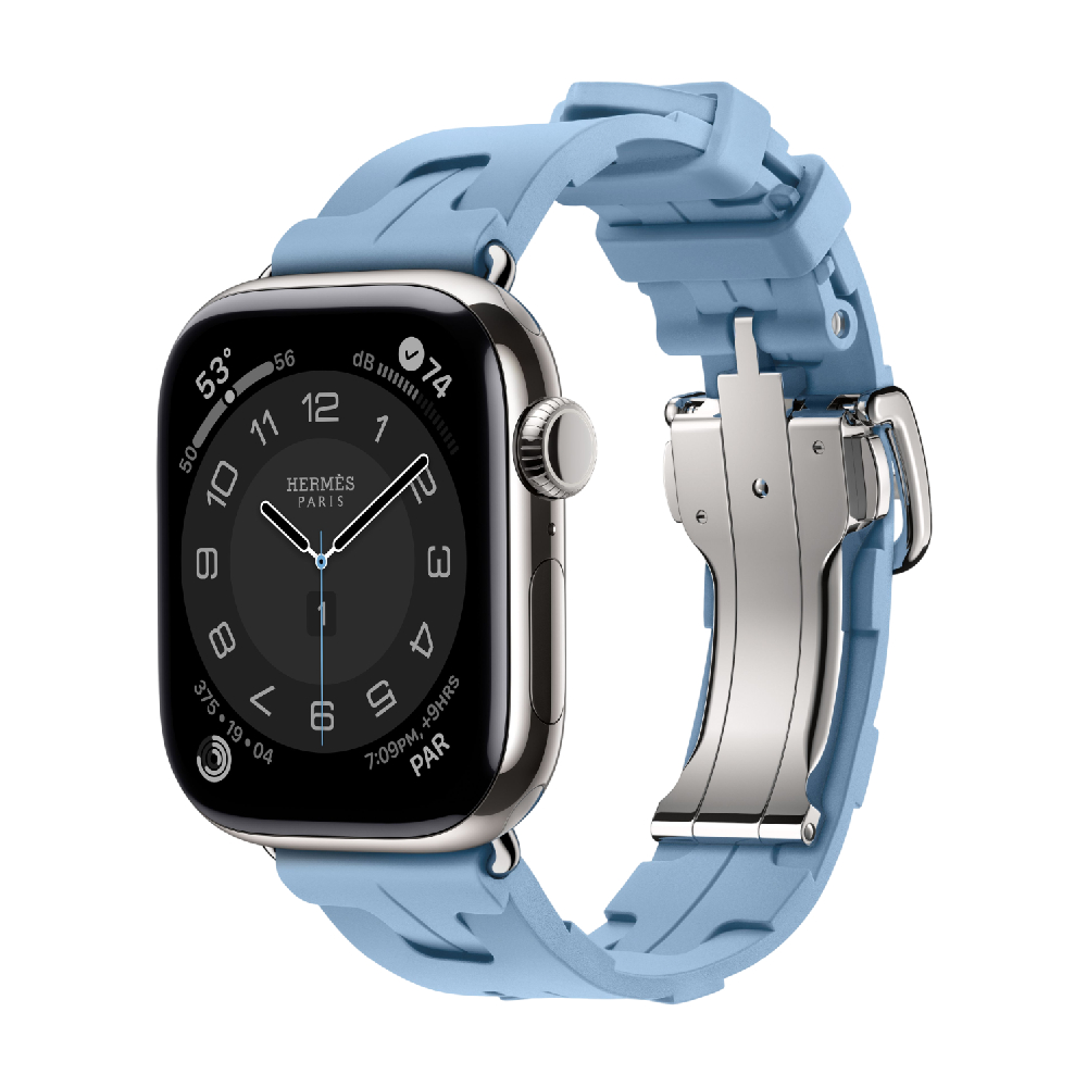 

Apple Watch Hermès Series 11 (GPS+Cellular), 42 мм, Silver Titanium Case/Bleu Pastel Kilim Single Tour - One Size, Серебристый, Apple Watch Hermès Series 11 (GPS+Cellular), 42 мм, Silver Titanium Case/Bleu Pastel Kilim Single Tour - One Size