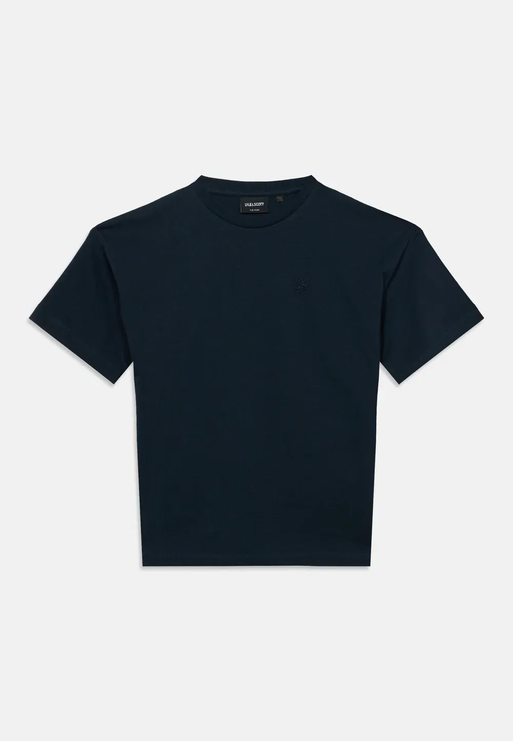 Плотная, свободная футболка унисекс - базовая модель Lyle & Scott, Dark Navy