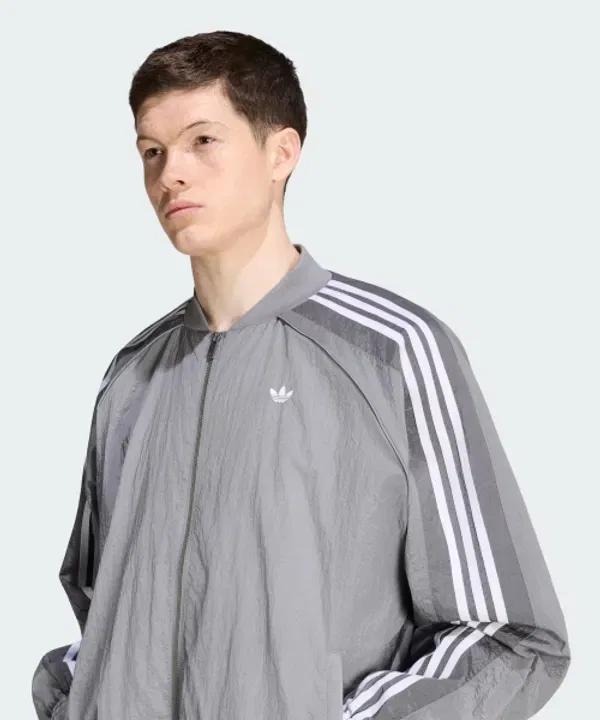 Тренировочная куртка Adilemium Season 5 Track Top, Adidas, серый — фото 3