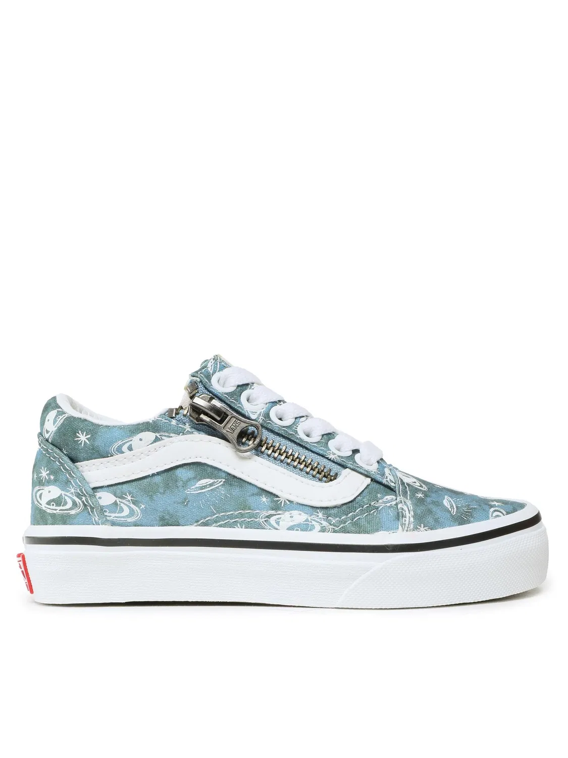 Тканевые кроссовки для мальчика Old Skool Zip Vans, голубой