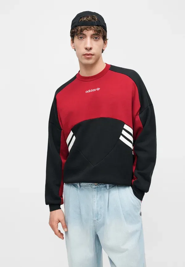 Толстовка Adidas Originals, черный/красный — фото 4