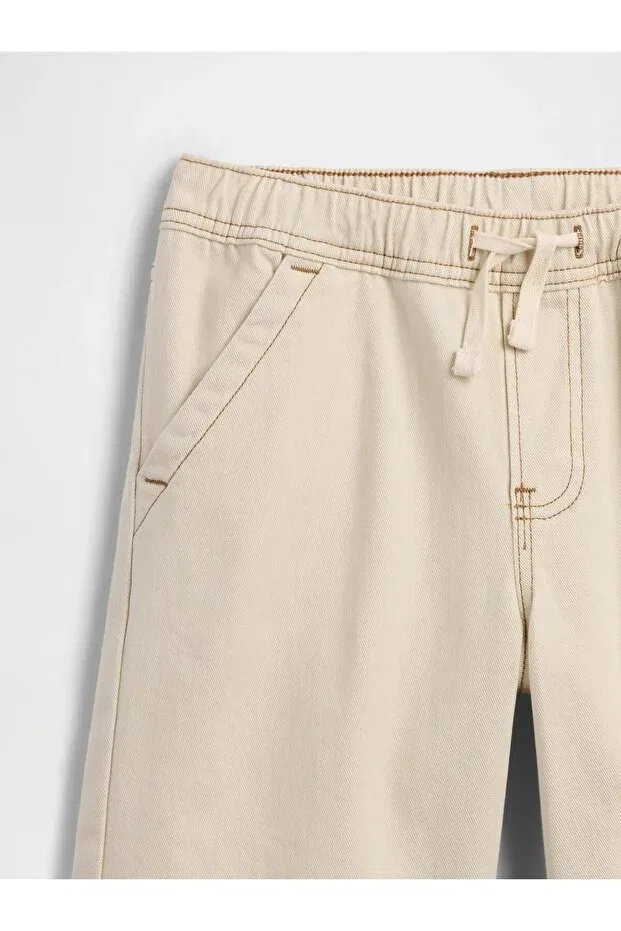 Детские шорты для мальчиков джинсовые Basics Gap, Cream-000 — фото 2