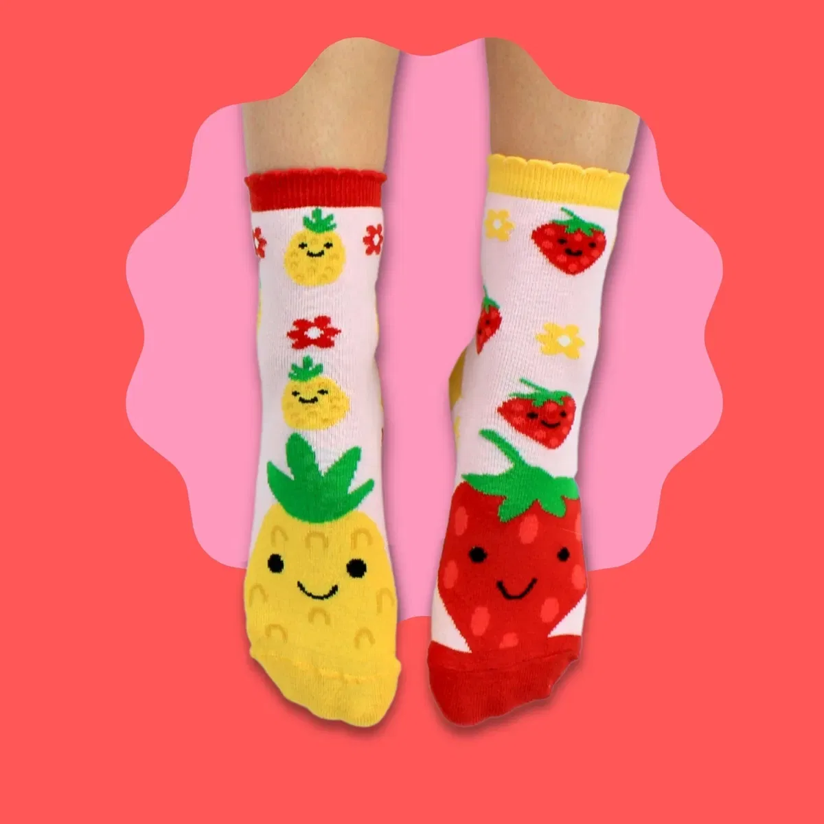 Детские носки с принтом Strawberry United Oddsocks, Multi — фото 3
