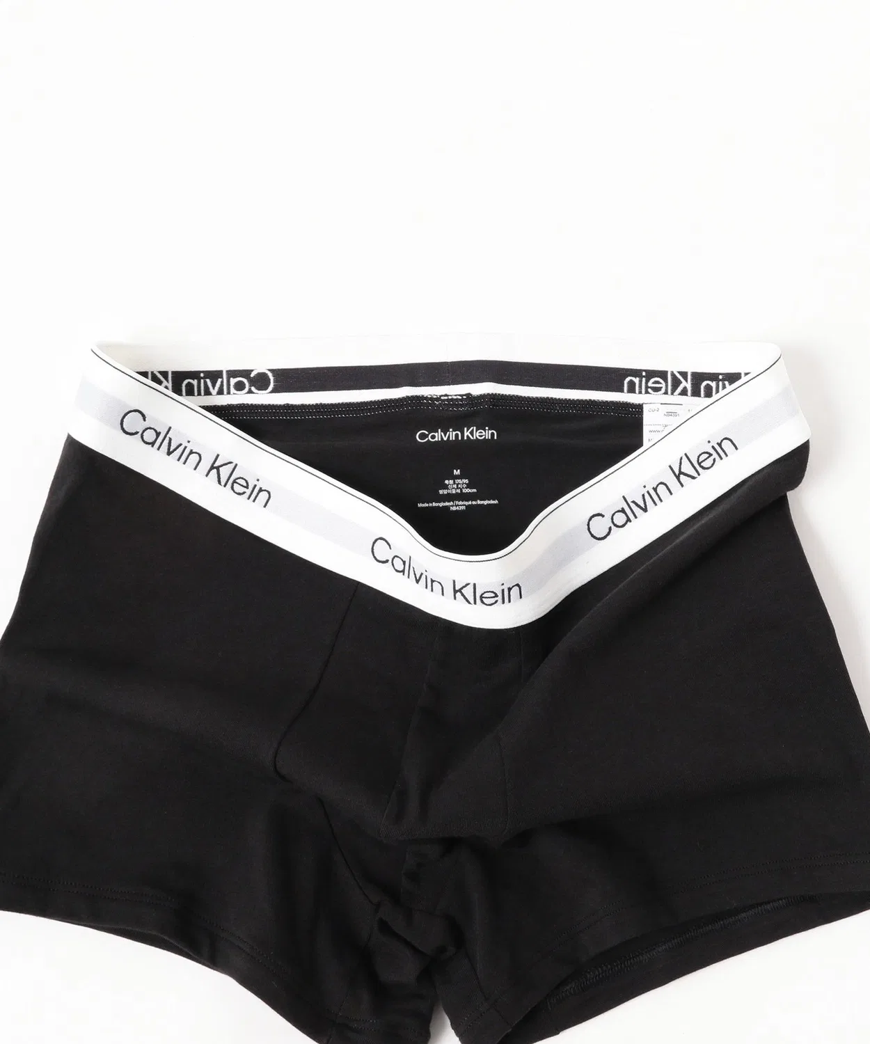 Мужские трусы-боксеры с принтом логотипа, комплект из 2 штук Calvin Klein, Black — фото 4