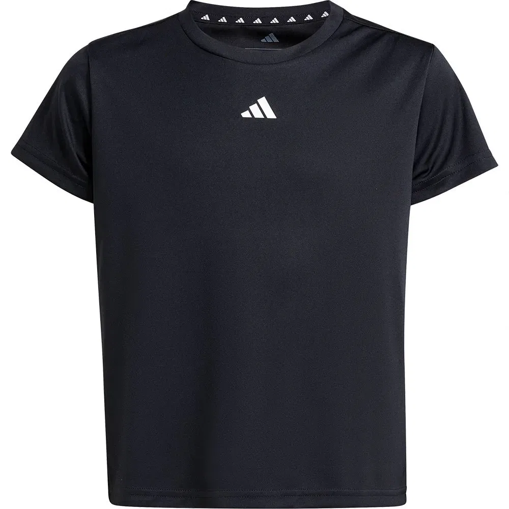 Футболка с коротким рукавом Regular Fit Logo Adidas, черный