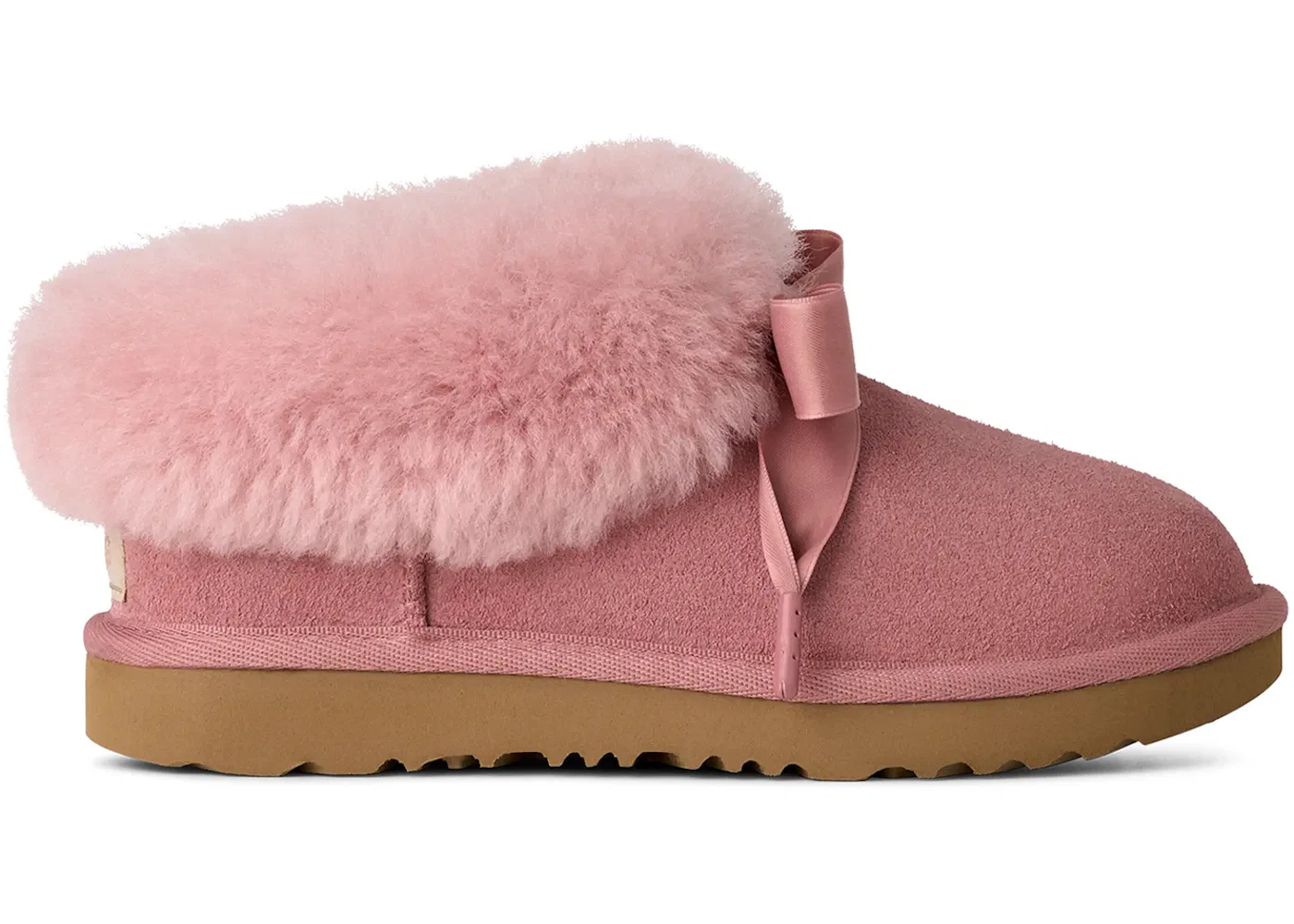Детские тапочки с мехом UGG Bailey Slipper, Pink Dawn